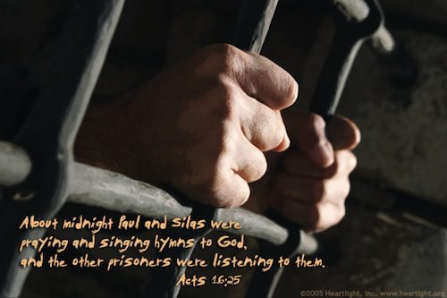 Image result for singing in the prison