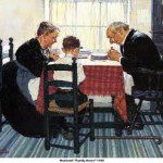 Family Grace - Norman Rockwell