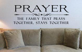 The Family that Prays together Stays together