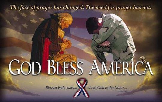 God bless America is a frequent prayer of Christians, but the prayer of difficult times must be, "America, Bless God!"