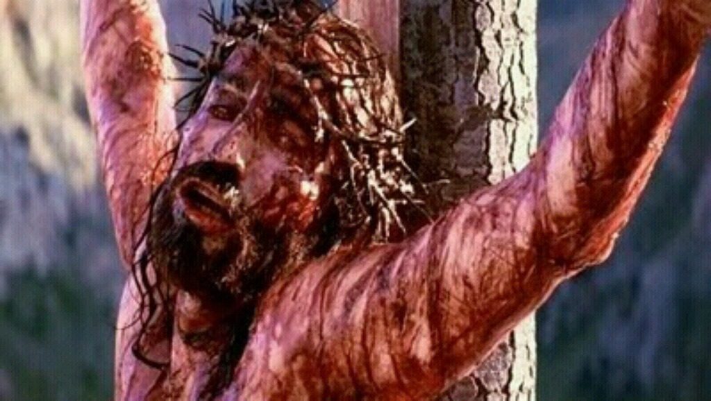 Christ on the Cross from movie The Passion of the Christ
