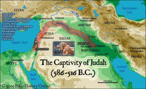 Babylon captures Judah and brings its captives to the King of Babylon