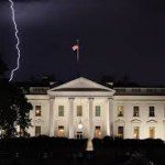 white house lightning