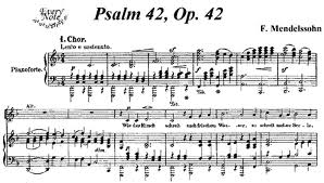 Psalm 42 Mendelssohn