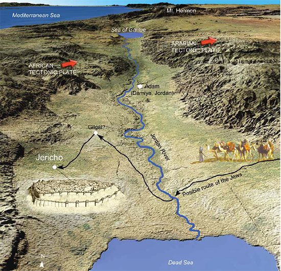 Biblical Jericho Map