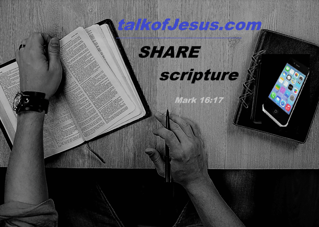 talkofjesus.com share scripture