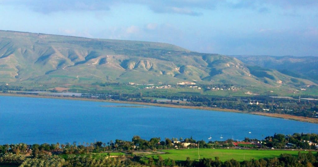 view of Sea of Galilee