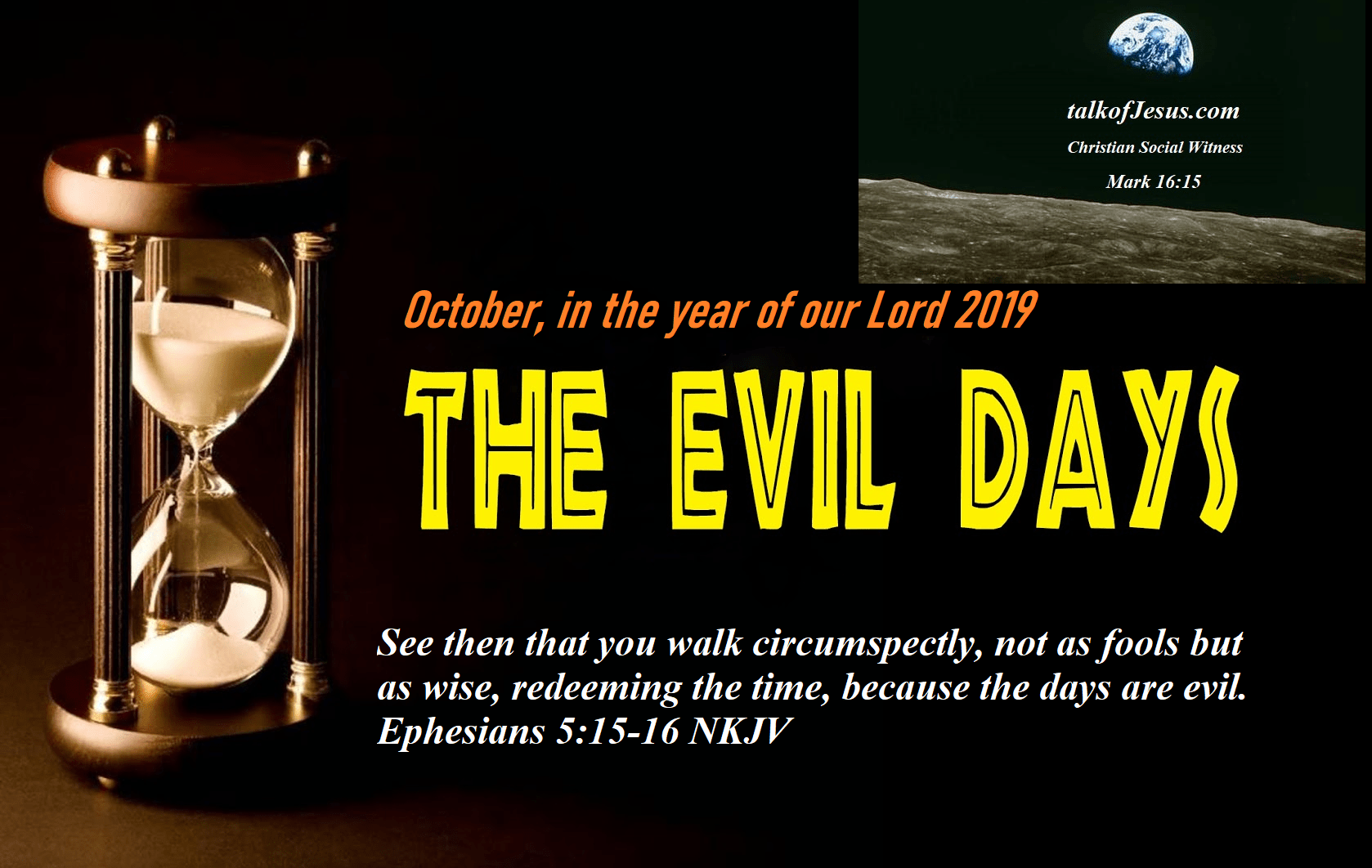 Supernatural Before Adam – Because the days are evil – 2