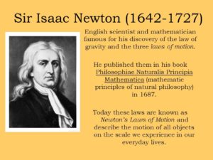 sir Isaac Newton 1642-1727 with photo