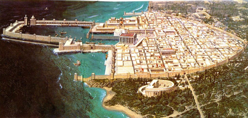 Caesarea! a model of Roman incursion into all the world of the Mediterranean - a key port for Romans, a city where Cornelius, Philip, Peter, Paul and others brought the gospel
