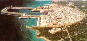 Caesarea! a model of Roman incursion into all the world of the Mediterranean - a key port for Romans, a city where Cornelius, Philip, Peter, Paul and others brought the gospel