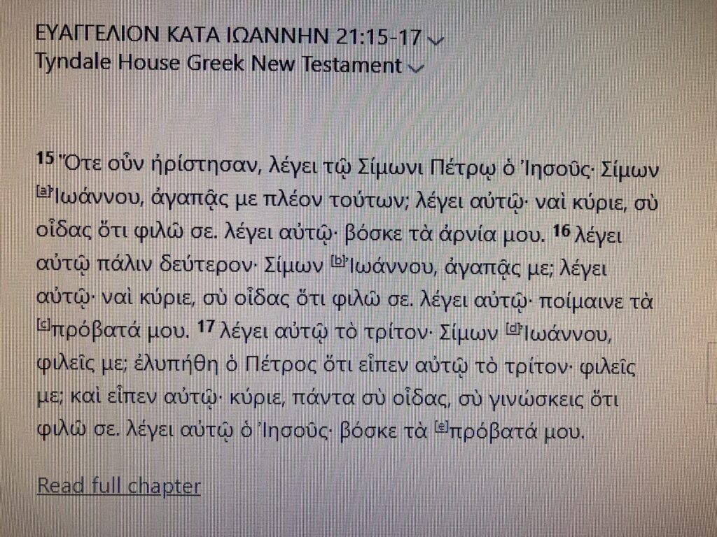 Tyndale House Greek New Testament