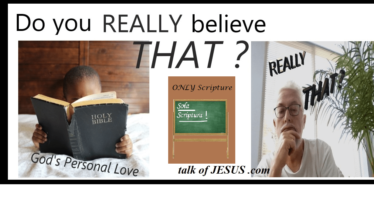 Do you really believe that? Can you affirm that ONLY Scripture Sola Scriptura is the inspired word of the Lord God? {a recall of a church strayed from Scripture - What doctrine do you preach?)
