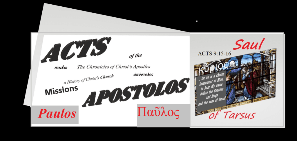 Acts of the Apostles Missions trips of Paul, Barnabas, Silas and several others