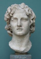 Roman bust of Alexander the Great who conquered much of Asia and Europe