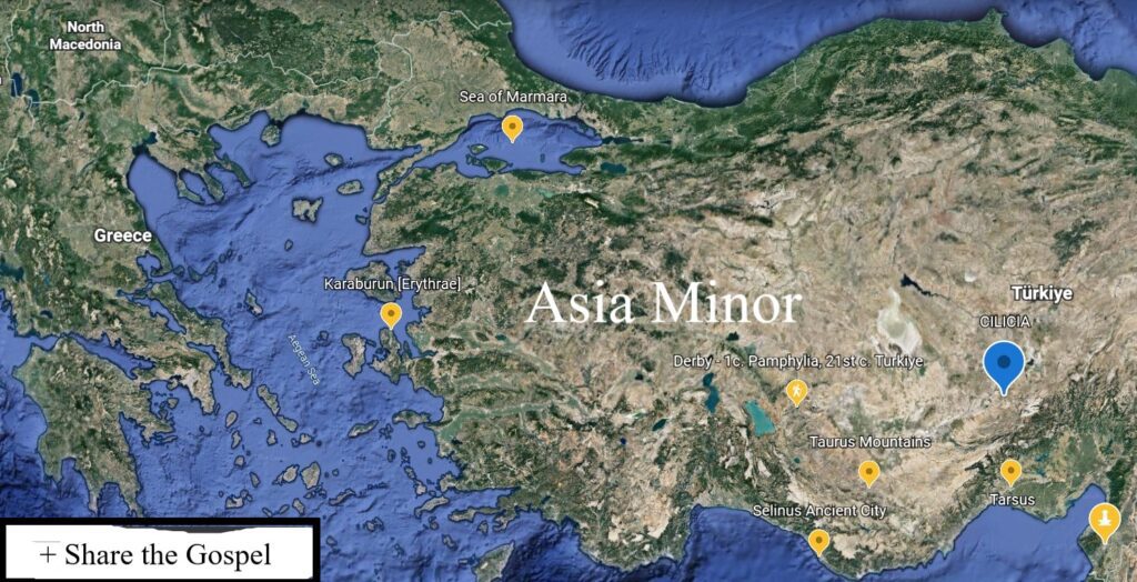 Coasts of Asia Minor along the Aegean Sea