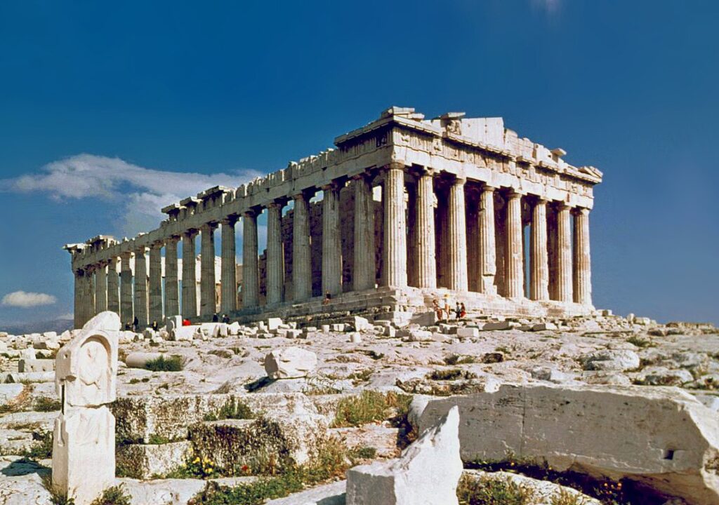 The Parthenon in Athens a place to honor and worship all the gods
