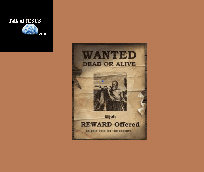 WANTED DEAD OR ALIVE poster with picture of Elijah