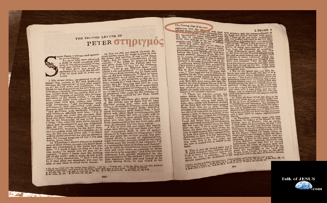 Peter’s Steadfast Purpose and the coming Day of the Lord