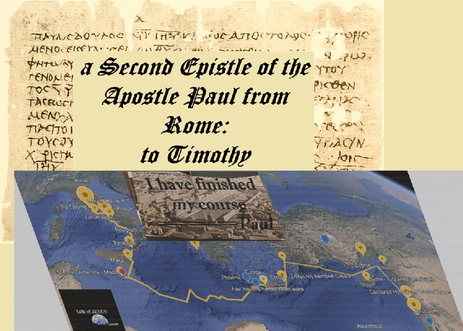 I have finished my course – the Apostle Paul